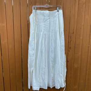 Aritzia Linen maxi wrap skirt